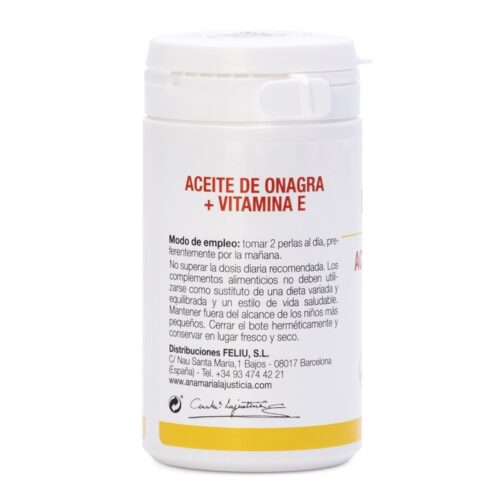Aceite de primula con vitamina E - Ana Maria La Jusitica